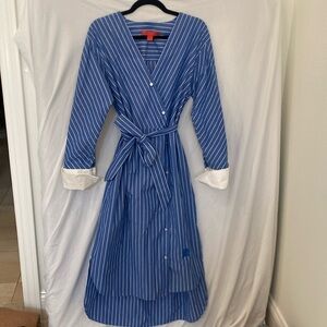 Hilfiger Collection Dress Women's Blue Stripe Tommy Hilfiger 4